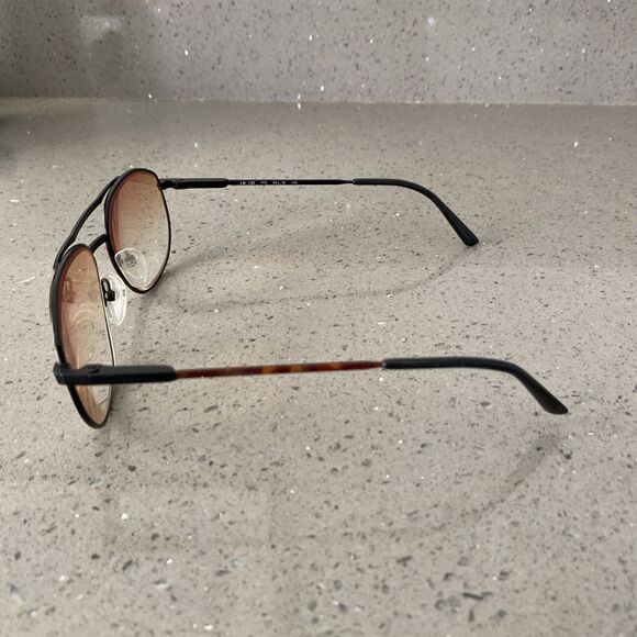 LOGO PARIS LM 132 002 AVIATOR Eyeglasses Eyewear FRAMES ONLY 58-18-145 France - Picture 3 of 8